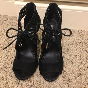Black Lace Up Heels